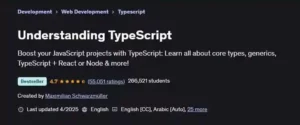 آموزش کامل Typescript - درک کامل از TypeScript- صفر تا صد TypeScript