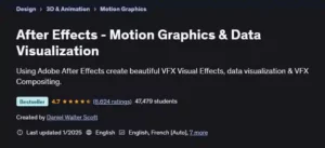 آموزش کامل Adobe After Effects - آموزش After Effects یودمی - دوره های آموزش Daniel Walter Scott