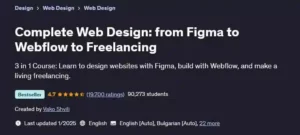 تبدیل به یک فریلنسر شوید - طراحی و ساخت سایت با Figma (فیگما) و Webflow