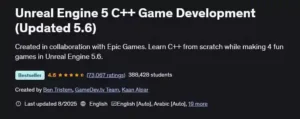 آموزش کامل ++C و Unreal Engine 5 برای ساخت بازی