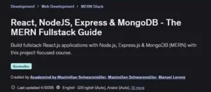 آموزش پروژه محور توسعه وب با فناوری MERN