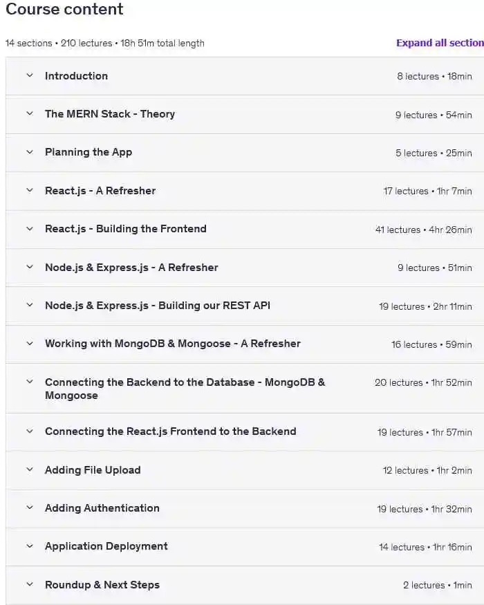 آموزش پروژه محور توسعه وب با فناوری MERN