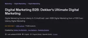 جامع ترین دوره آموزش بازاریابی (دیجیتال مارکتینگ) B2B