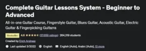 کاملترین آموزش نواختن انواع گیتار در اینترنت - دانلود Complete Guitar Lessons System - Beginner to Advanced