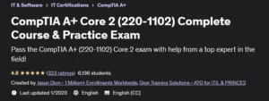 آمادگی کامل برای آزمون CompTIA A+ (220-1102) Core 2 به همراه 540 نمونه سوال
