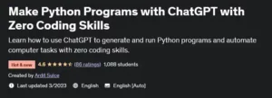 آموزش تبدیل ایده به برنامه های پایتون با ChatGTP بدون کدنویسی