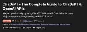 آموزشی جامع بر تمامی ابزار ChatGPT و OpenAI API از Maximilian Schwarzmüller