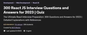300 سوال تستی React با جواب برای آمادگی مصاحبه شغلی