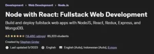 ساخت برنامه های وب تمام پشته با Node و React