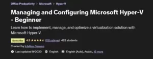 آموزش پیکربندی و مدیریت Microsoft Hyper-V برای مبتدیان