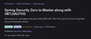 آموزش معماری امنیت برنامه های جاوا با Spring Security 6