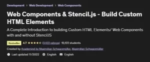 آموزش ساخت تگ های (Elements) سفارشی در HTML به کمک Stencil.js