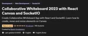 آموزش ساخت برنامه تخته سفید با قابلیت مشارکت افراد با React و SocketIO و Canvas