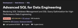 آموزش SQL پیشرفته برای مهندسی داده
