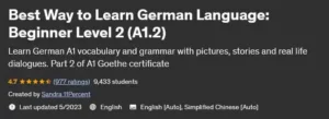 آموزش ابتدایی زبان آلمانی (A1.2) برای آزمون گوته 