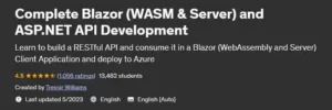 آموزش کامل و پروژه محور Blazor و ASP.NET API
