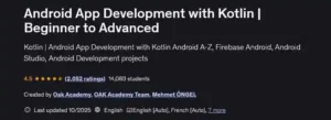 آموزش توسعه برنامه های آندروید در زبان کاتلین (Kotlin) از صفر تا پیشرفته