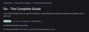 آموزش کامل زبان Go از Maximilian Schwarzmüller