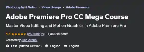 آموزش جامع نرم افزار Adobe Premiere — یودمی ایران