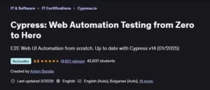 آموزش صفر تا صد اتوماسیون تست برنامه های وب به کمک Cypress بدون نیاز به دانش برنامه نویسی