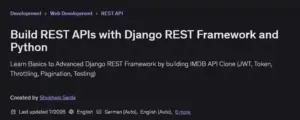 آموزش پروژه محور ساخت Rest API با Django Rest Framework