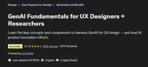 آموزش پایه و اساس هوش مصنوعی مولد (GenAI) در طراحی تجربه کاربری (UX)