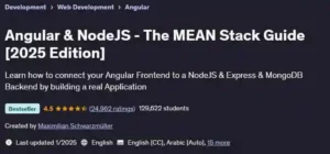 آموزش ترکیب انگولار ( Angular ) و Nodejs - آموزش کامل پیشته MEAN - ساخت برنامه با Node و انگولار (Angular) - آموزش MEAN Stack