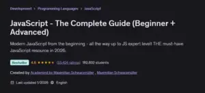 آموزش کامل و به روز JavaScript (جاوا اسکریپت)