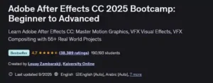 بوتکمپ آموزش صفر تا صد افتر افکتس (After Effects)
