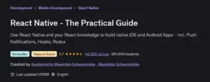 آموزش کامل React Native - ساخت برنامه React Native - برنامه موبایل با React Native