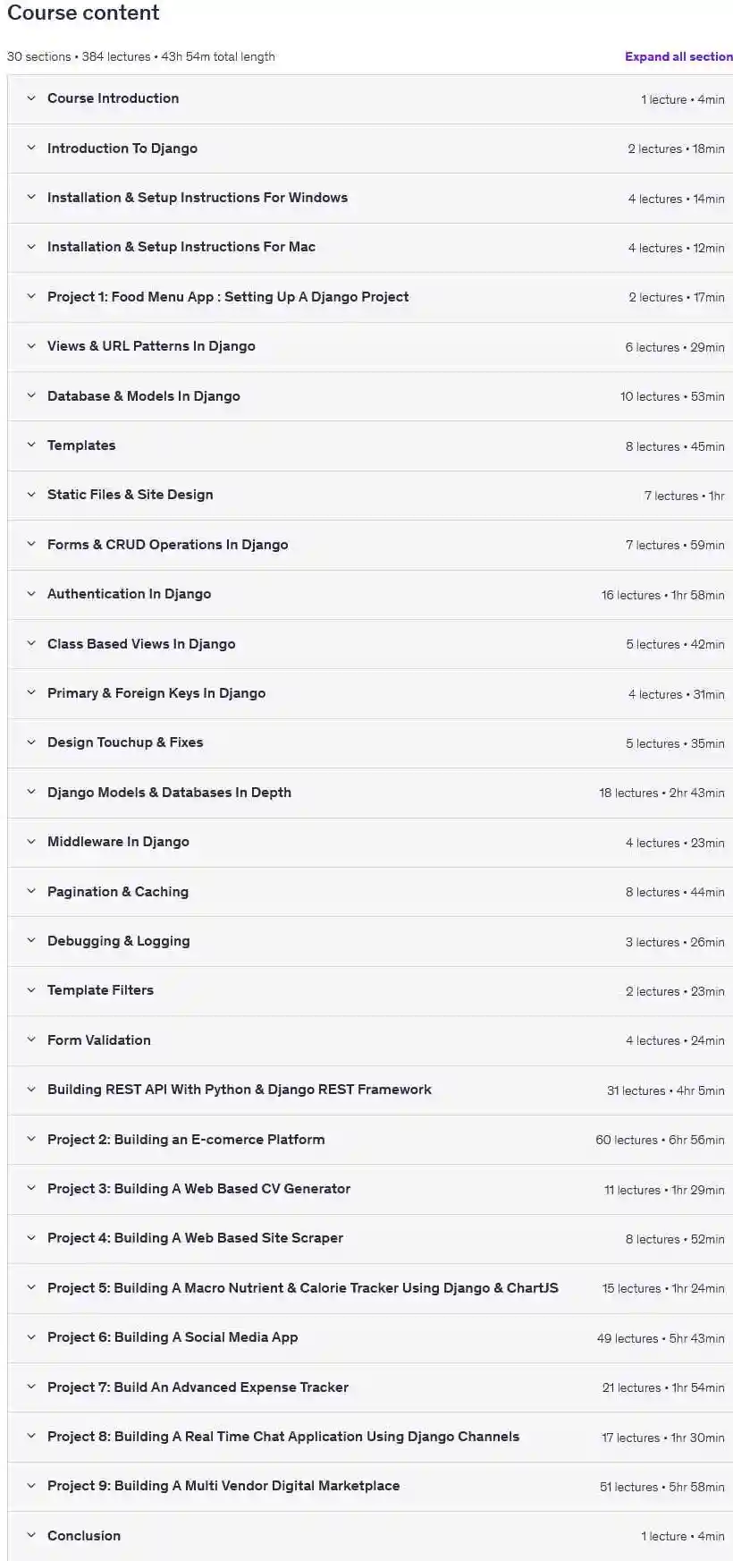 دوره جامع Django ساخت برنامه تحت وب با Django و پایتون