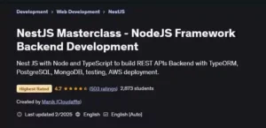 آموزش به روز و صفر تا صد NestJS