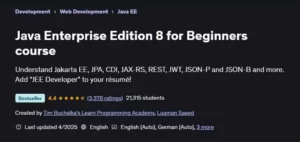 آموزش Java Enterprise Edition 8 (JEE) برای مبتدیان