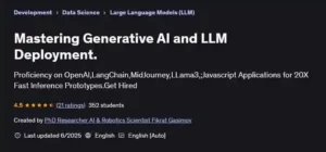 آموزش پیشرفته هوش مصنوعی مولد و پیاده سازی LLM