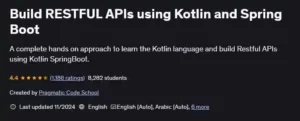 آموزش ساخت RESTFUL API با Kotlin و Spring Boot