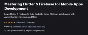 آموزش ساخت برنامه موبایل با فلاتر و Firebase