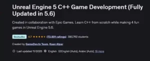 آموزش کامل ++C و Unreal Engine 5 برای ساخت بازی