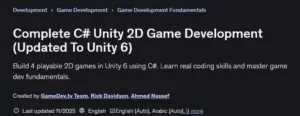 کاملترین آموزش پروژه محور ساخت 5 بازی دوبعدی با Unity (یونیتی)