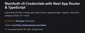 آموزش احراز هویت امن در Next.js را با NextAuth v5
