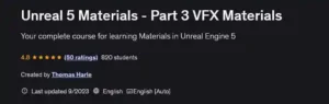 آموزش متریال‌های پیشرفته VFX در Unreal Engine 5