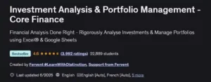آموزش تحلیل سرمایه‌گذاری و مدیریت پرتفوی