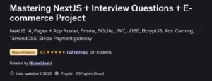 آموزش NextJS برای آمادگی مصاحبه با انجام پروژه فروشگاه