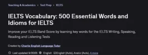 آموزش ۵۰۰ واژه و عبارت اصطلاحی آزمون IELTS