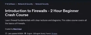 آموزش مبانی دیوارهای آتشین (Firewalls) در 2 ساعت