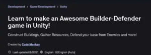 آموزش کامل ساخت بازی Tower Defense و City Builder با Unity