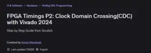 آموزش تحلیل مشکلات Clock Domain Crossing (CDC) در Vivado