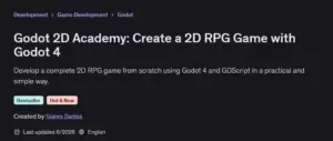 آموزش پیشرفته Godot با ساخت بازی RPG