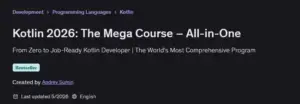 آموزش به روز Kotlin از سطح مبتدی تا پیشرفته