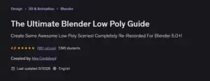 آموزش قدم به قدم Blender در سبک Low Poly