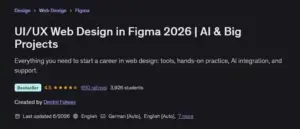 آموزش جامع طراحی UI/UX سایت با فیگما (Figma)